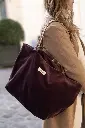 Sac cabas en velours
