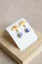 Boucles d'oreilles éventail