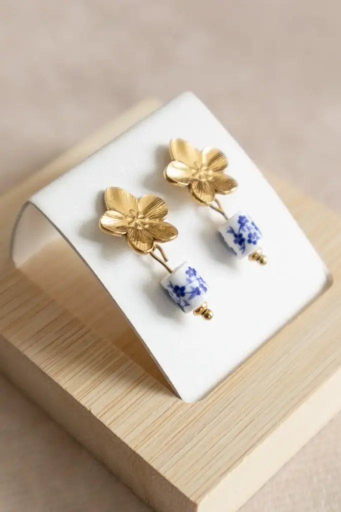 Boucles d'oreilles Sakura
